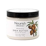 Nourish Organic Moisturizing Butter GMO-Free, Cruelty Free, 100% Vegan, Shea, 5.2 Ounce