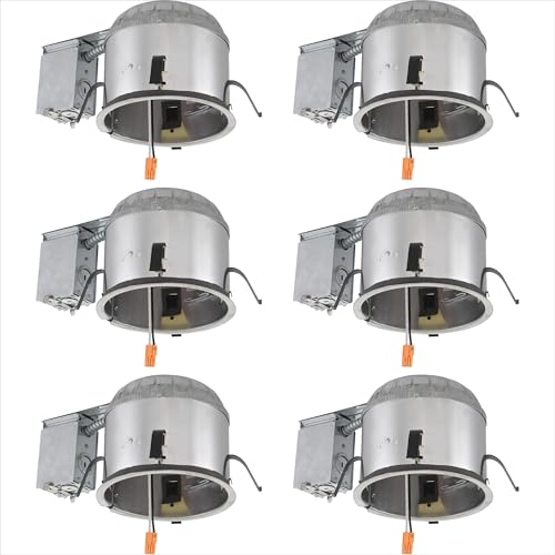 Designers Fountain Led Recessed Ceiling Light Housings, 6 Pack 6