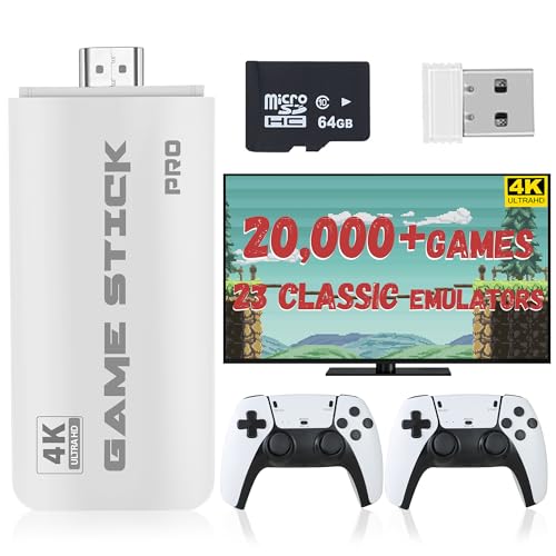 LINIREAU Retro Gaming Console – 20,000+ Classic Games, HDMI Plug