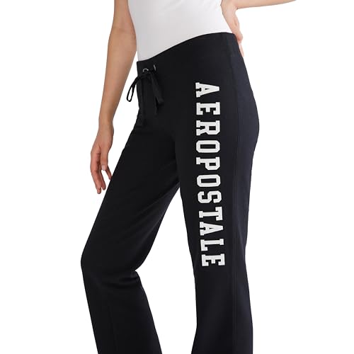 AEROPOSTALE Women's Aero Logo Fit and Flare Sweatpants2