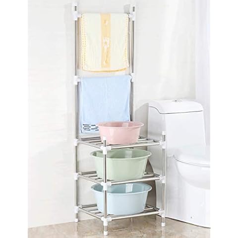Mlsh rack Lavabo de Acero Inoxidable multifunción de Almacenamiento en Rack de Toallas Cover