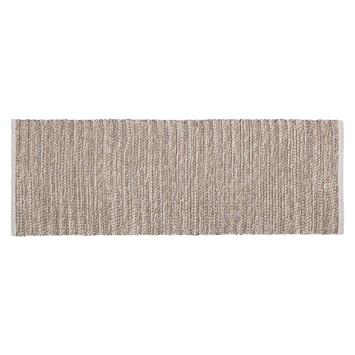 Hausattire Jute Woven Runner Rug, Olive Green, 2'x6'
