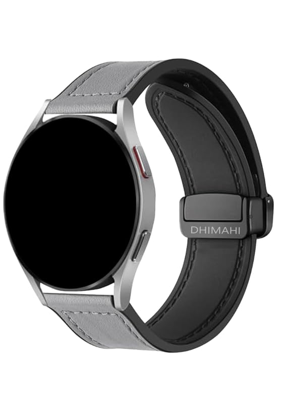 DHIMAHI 22mm Genuine Soft Leather Watch Straps Compatible with Samsung Galaxy Watch3-45mm/46mm/Gear S3 Frontier Classic,Honor Magic Watch2-46mm/Gs Pro/Dream,Huawei Watch Gt2 46mm/Gt2e (Grey) (B0D7QK8DYD) Amazon Price History, Amazon Price Tracker