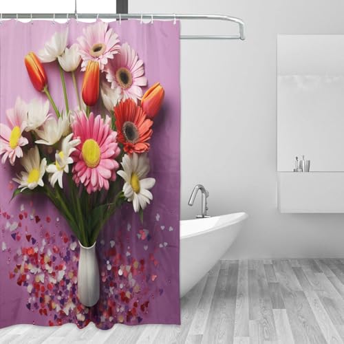 Rideau de douche lavable pour résoudre les problèmes d'eau au sol - 4