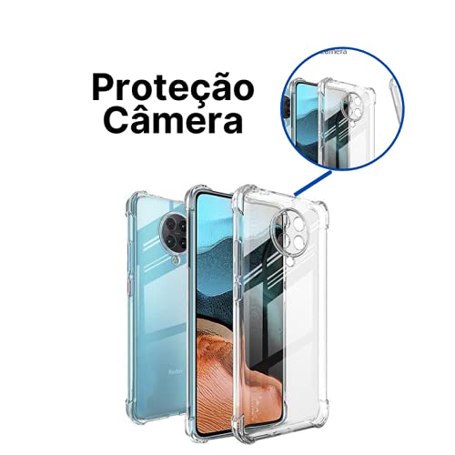 Capa Antichoque Transparente Anti Impacto Compatível Moto E7 Power Bordas Reforçadas
