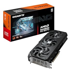 Gigabyte Radeon RX 9070 Gaming OC 16G Grafikkarte - 16 GB GDDR6, 256 Bit, PCI-E 5.0, 2700 MHz Kernfrequenz, 2 x DisplayPort, 2 x HDMI, GV-R9070GAMING OC-16GD