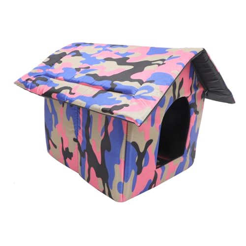 INOOMP para gatos ao ar livre para gatos selvagens casa de gato ao ar livre bicho de estimação casa