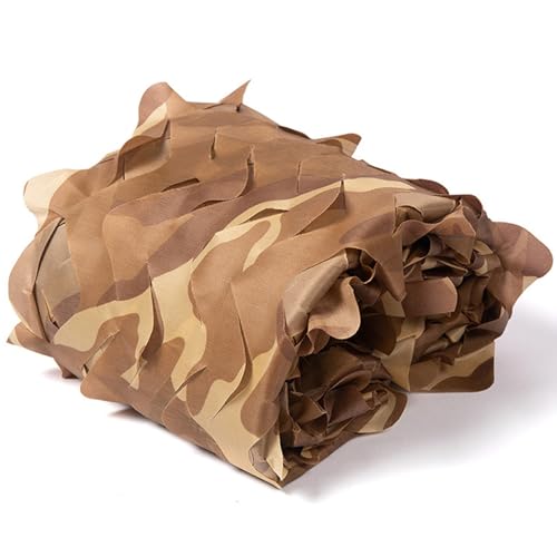 Red de Camuflaje Resistente a Desgarros para Exterior Jardín Caza Persianas de Caza Impermeable Camuflaje Neto Sombra para Patio Terraza Pérgola(10x10ft=3x3.0m)