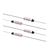 NSIXSURIM 10pcs SF214E DIP SEFUSE Cutoffs for NEC Thermal Fuse 216 C 216 Degree 10A 250V Circuit Cut Off Thermal Fuse
