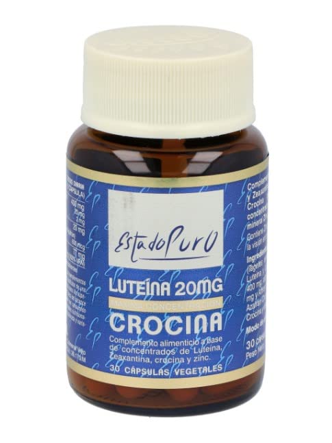 Tongil Luteina 20mg, Crocina Estado Puro - 30 Cápsulas (Pack 3 und.)