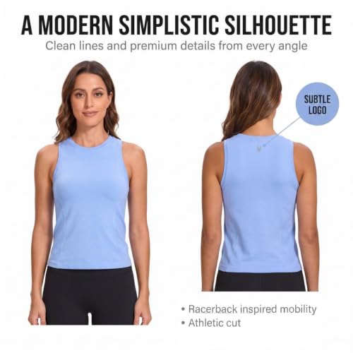 Image of Spyder Womens Workout Tank Tops - Seamless Workout Tank Tops Woman, Yoga Tops for Women, Athletic Activewear Gym Tanks