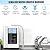 Alkaline Water Ionizer Machine, PH 3.5-10.5 for Alkaline & Acidic Water, Self-Cleaning, Up to +400~-500mV ORP, 8000 Liters Per Filter, for Home Use,for Alkaline & Acidic Water(White)