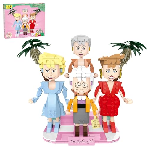 Brickcraft The Golden Girls Building Blocks Set, 734 PCS Brick Toy Kit for Ages 8+, Retro TV Show Collectible Figures Model, Fun Display Build for Adults & Fans, Nostalgic Gift and Xmas Present