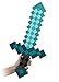 Minecraft Next Generation 3D Deluxe Diamond Sword – Foam Sword Replica from The Minecraft Game