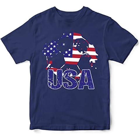 USA Flag Football Kids T Shirt for Supporters Cover