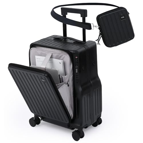 NOBL Duo Carry Carry-On Luggage Detachable Side Bag,