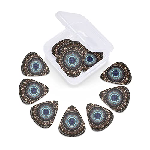 Lot de 12 médiators noirs pour guitare électrique, basse acoustique, cadeau avec boîte - Les Beatles, Paul McCartney, John Lennon, RIngo Starr, George Harrison Lot de 12 médiators noirs pour guitare électrique, basse acoustique, cadeau avec boîte – Image 4