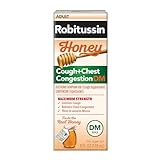 Robitussin Honey DM Max Cough Plus Chest Congestion, Adult Formula - 8 Fl Oz.