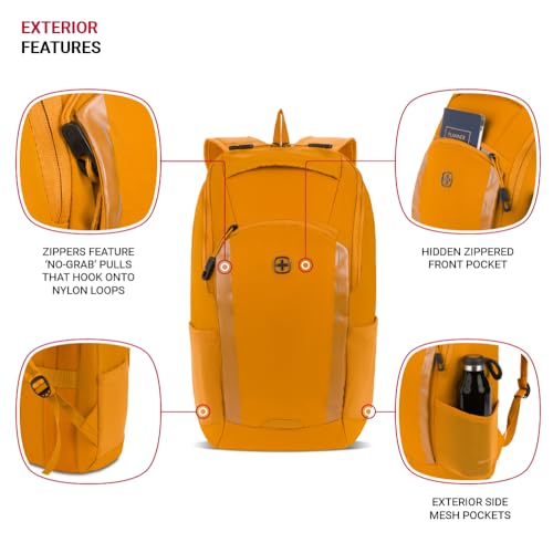 Image of SwissGear 8117 Laptop Backpack, Fits up to 15-Inch Laptop, Mustard