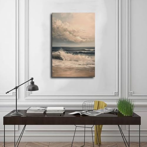 Decoration chambre cadeau ideal poster sur toile ocean tranquille - 3