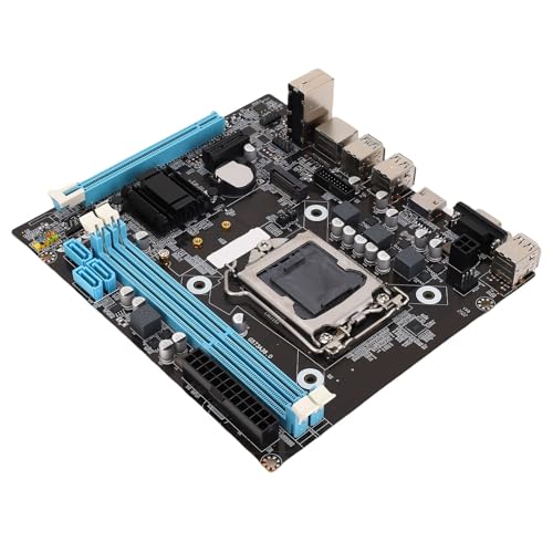 Placa Base de Computadora, Placa Base H81 LGA 1150 M.2 NVMe NGFF 6Gbps Micro ATX de Alta Velocidad para PC de Escritorio