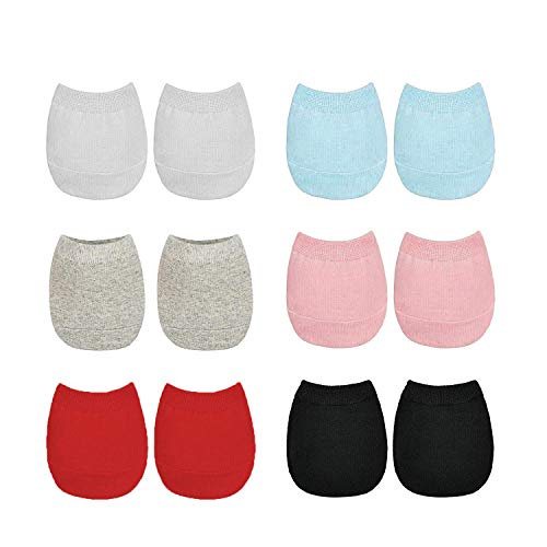 Counting mars 6 pairs seamless clog mule half socks for…