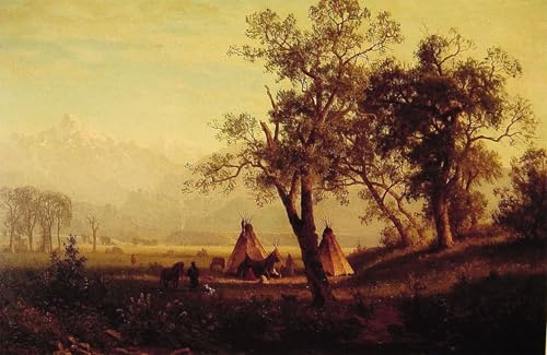 Pintura decorativa Wind River Mountains para crear un ambiente relajante en el salón