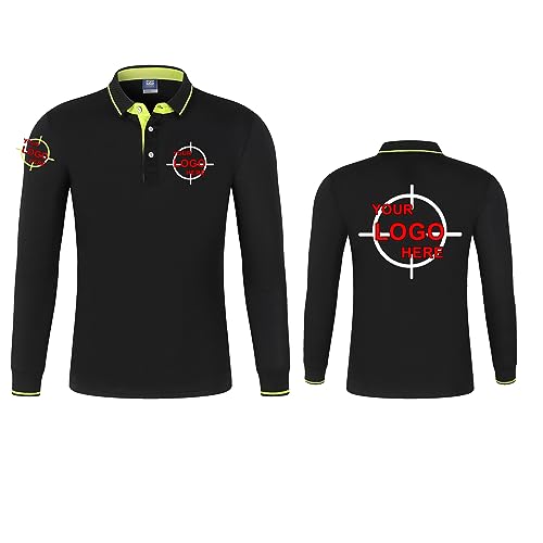 Add Your Own Text Image Picture Photo Design Men Polo Shirt Custom Man Work Shirt Personalized Shirt