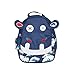 LES DÉGLINGOS Petit Sac à Dos Enfant (Hippipos l'Hippo) - Fille - École Maternelle Crèche - 6 Litres - Bleu