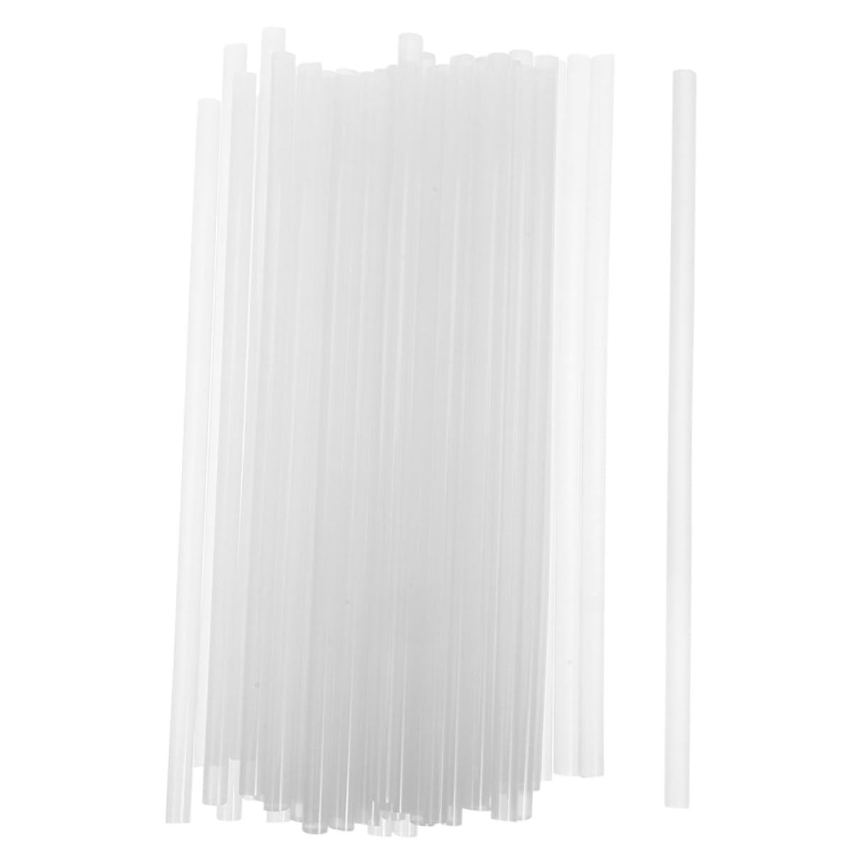 Lurrose Lot de 100 Bâtons de Colle Chaude en Résine pour Loisirs Créatifs et Décoration Maison, Adhérence Peu de Bulles, Adaptés au Plastique et Tissu