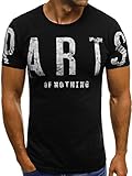 winterjacke herren schwarz sale Herren T-Shirt mit Rundhals-Ausschnitt
