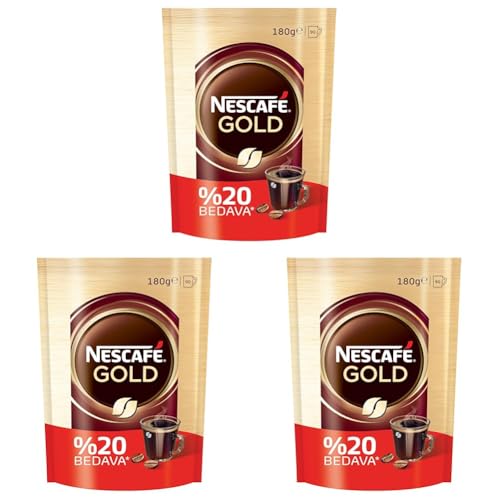 NESCAFÉ Gold Ekonomik Paket 180 gr (3'lü Paket)