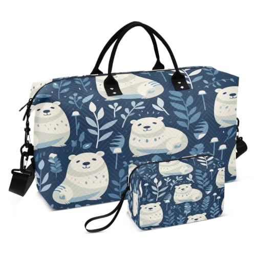 Sac à main de week-end ours polaire pour organiser vos voyages sans perdre de place