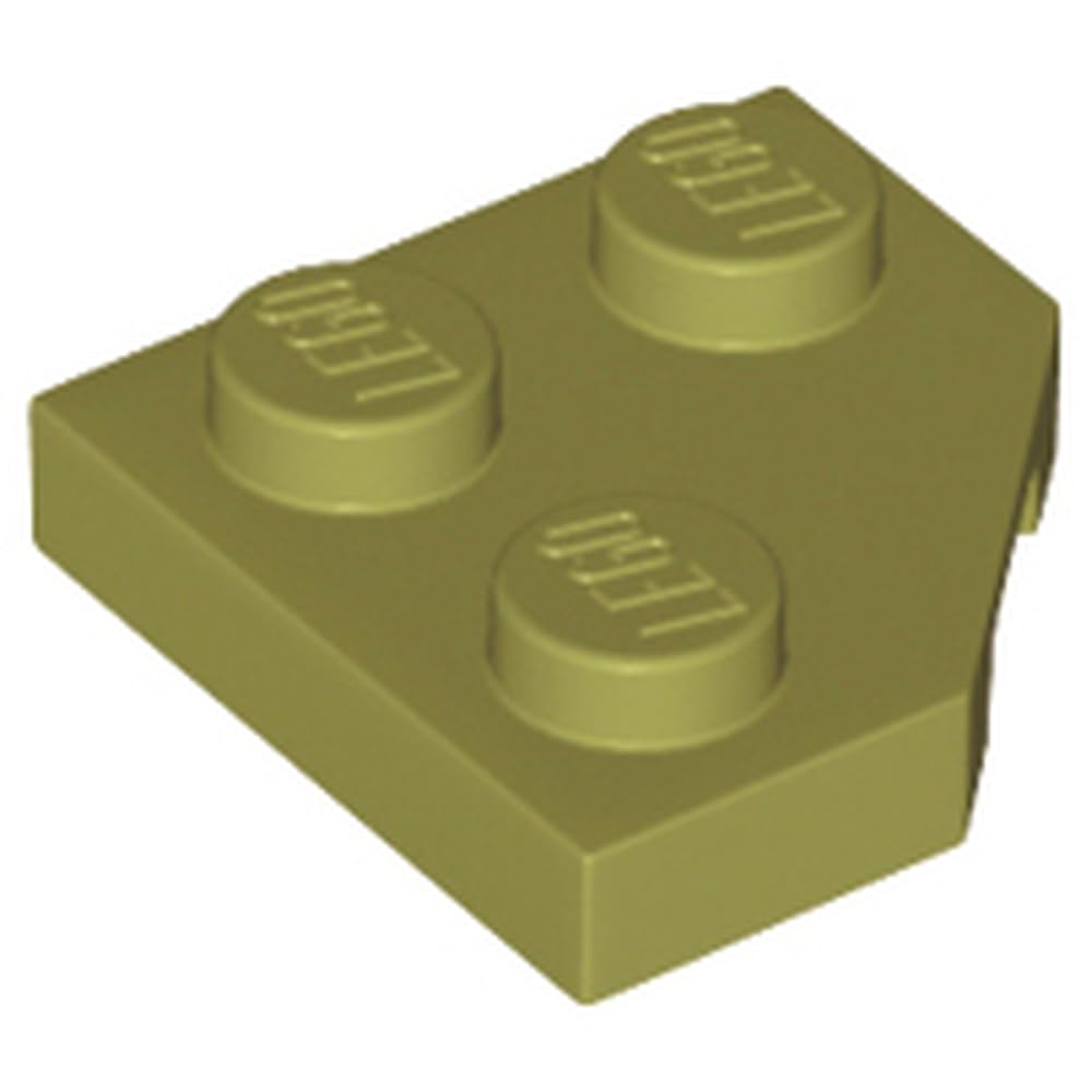 LEGO Wedge, Plate 2 x 2 Cut Corner, Part 26601, Part 26601, Choose Your Colour (Olive Green, 10, Bricks)