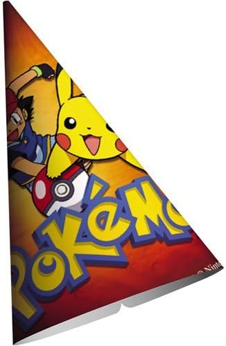 Pokemon Tema Cono Sombreros8Count