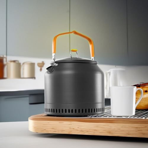 Image of GSI Outdoors Halulite 1.8L Tea Kettle HS I Heat Sink Technology, Ultralight Camp Kettle