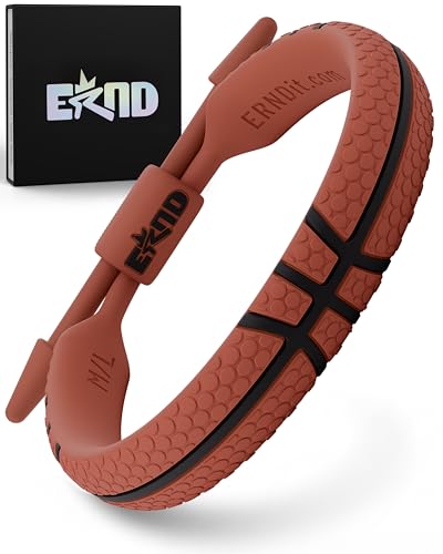 ERND Basketball Silicone Wristband for Boys & Teens