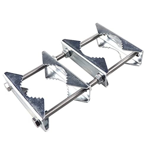 Pince de mât double robuste kit de support de pôle en V antirouille - 7