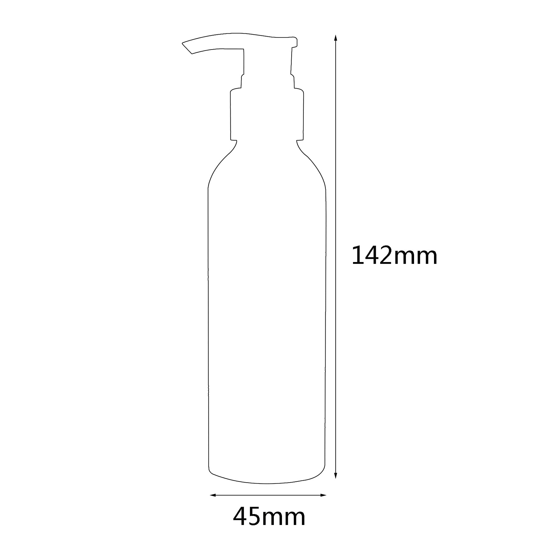 12 Pezzi, Alluminio Argento Bottiglie Dosatori per Shampoo, 150ml Bottiglie di con trasparente Pompa Ricaricabile per la cucina e il bagno Lozione Corpo Doccia Shampoo Gel Dispenser