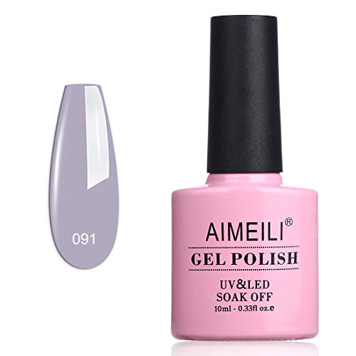 Esmalte de Gel UV LED AIMEILI Soak Off 10ml miniatura 1