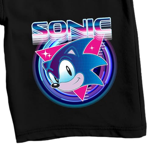 Sonic the Hedgehog Sonic in Action Men's Heather Gray Sleep Pants2