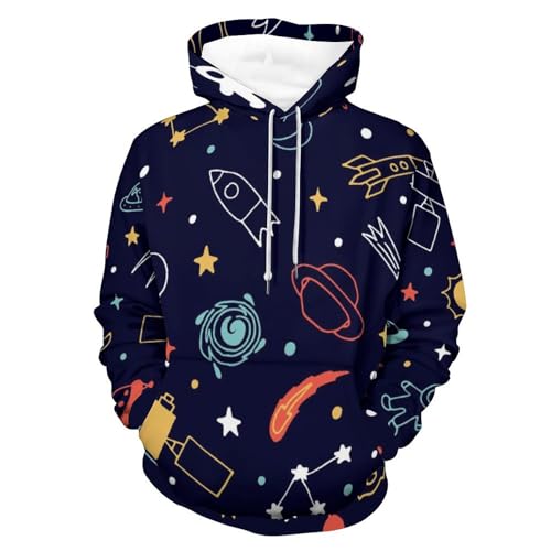 Sweats à capuche Univers Coloré pour en finir avec les pulls ternes en taille S