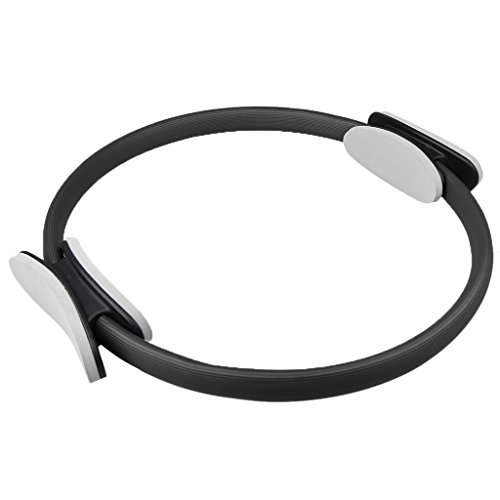 gazechimp Pilates Anel De Alça Dupla Dupla Aderência Magia Exercício Círculo Fitness Círculos - Pret