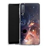  DeinDesign Coque Compatible avec Samsung Galaxy A7 (2018) Ã‰Tui Housse Space Galaxie Ã‰Toiles