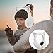 GLEAVI Plush Cat Ear Earmuffs Women’s Winter Ear Warmers Soft White Fashionable for Outdoor Cold Weather