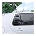 Rear Side Window Louver Shutter Trim Cover Compatible with Volkswagen VW Golf MK 4 MK4 IV Golf4 1997-2006 GFK Carbon Fiber Look/Gloss Black(Carbon Fiber Look)