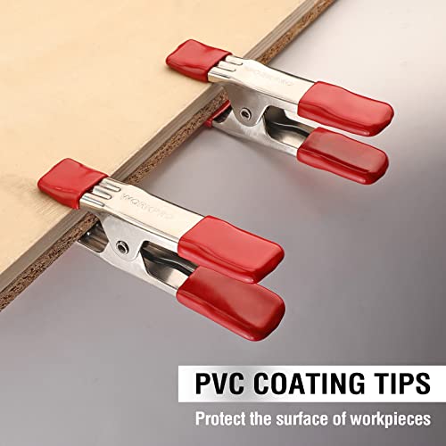 Workpro 20-Piece Steel Spring Clamp Set, 15Pc 3/4" Clamps, 5Pc 1" Clamps For Wood Working, Diy, Photo Studio Backdrops Backgrounds, W001401A #TOP6