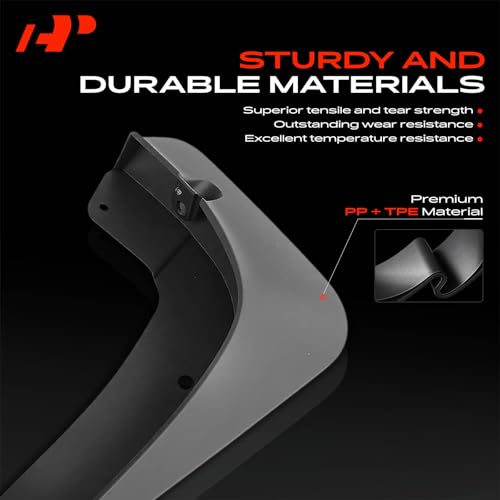 Image of A-Premium Mud Flaps Compatible with Mazda CX-50 2023 2024, No Drilling Required Mud Guards with Hardware Accessories, Set of 4 Front and Rear