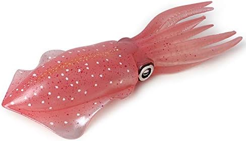 Hiawbon Simulated Sea Life Animals Figurines Realistic Plastic Ocean Animals Model for Collection Birthday Gift (Squid)