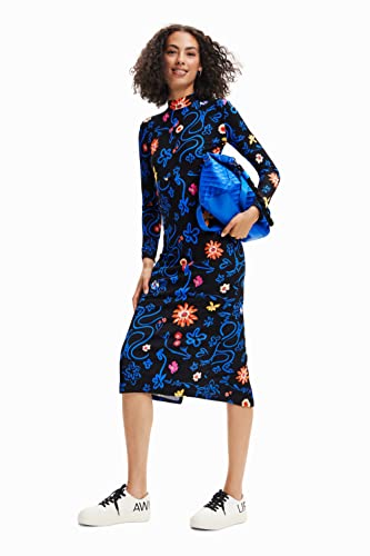 Desigual Women's Woman Knit Dress Long Sleeve4